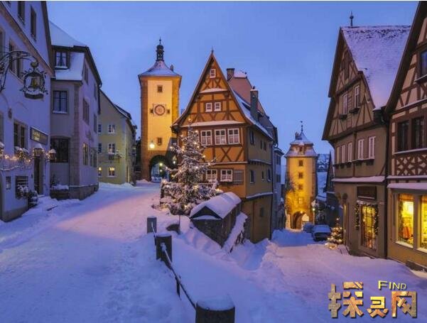 德国最美小镇罗滕堡，五彩缤纷的中世纪童话小镇